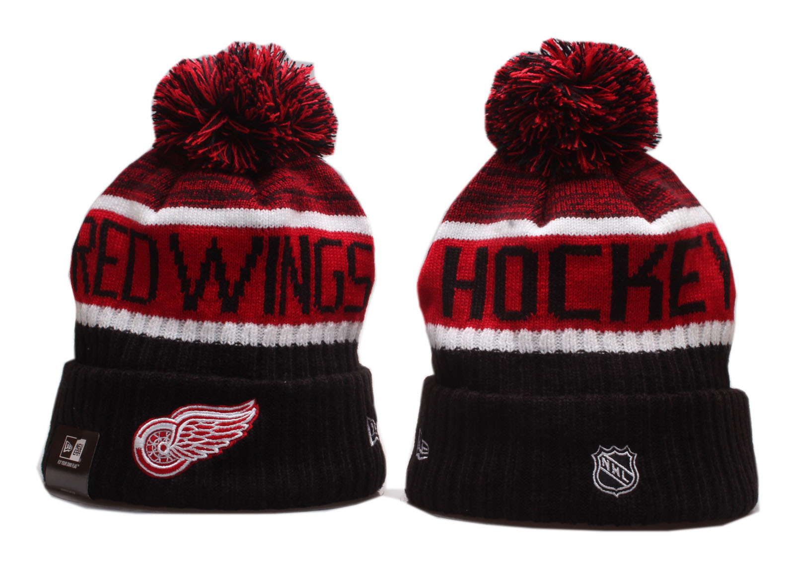 2020 NHL Detroit Red Wings Beanies 12->nhl hats->Sports Caps